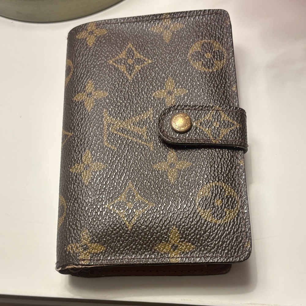 Louis Vuitton Brown and Gold Monogram Wallet